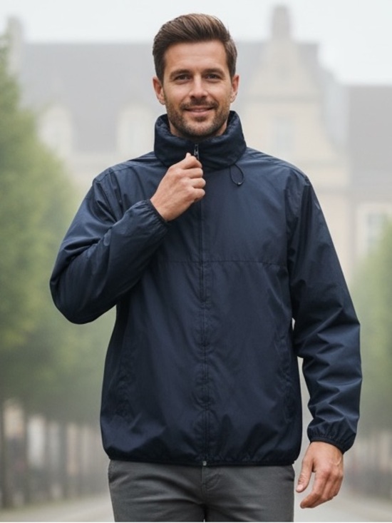 Izod Other - IZOD Men's Navy Windbreaker Jacket - Lightweight Water-Resistant size M. (C032)